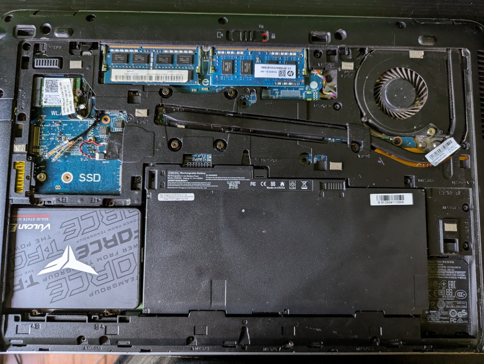 HP EliteBook 850 G2 With Dock And Charger- i5-5200u, 12GB RAM, 240GB SSD, 15.6″