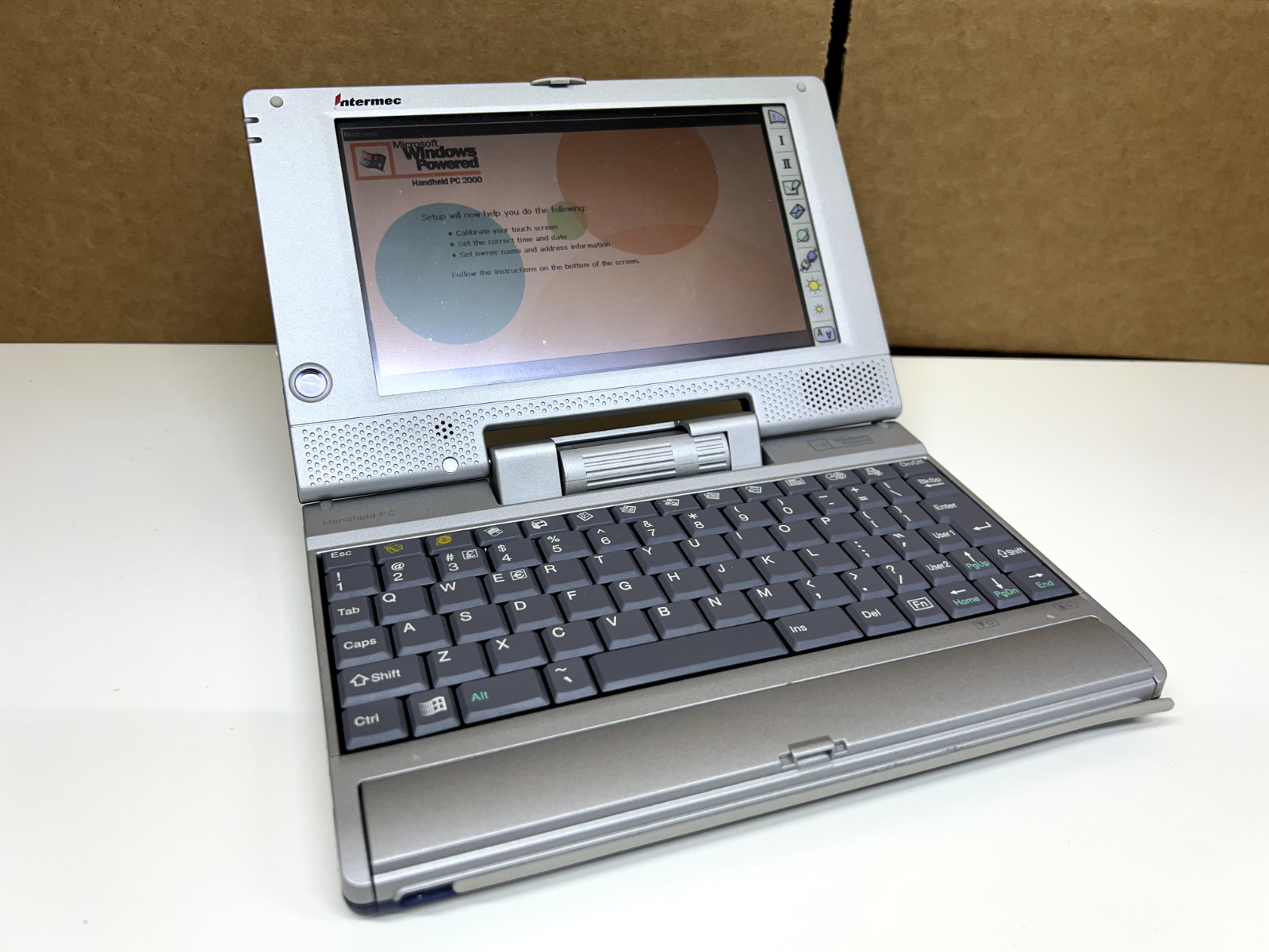 RARE Handheld Touch Laptop Intermec 6651 | Vintage Win CE 2000 | Collectible