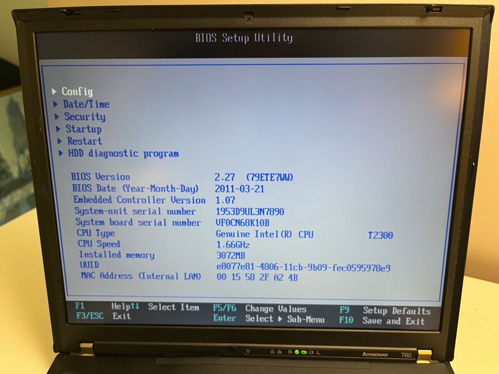 Vintage IBM Lenovo ThinkPad T60 14.1″ 4:3 XGA+ Intel Core Duo Retro Laptop