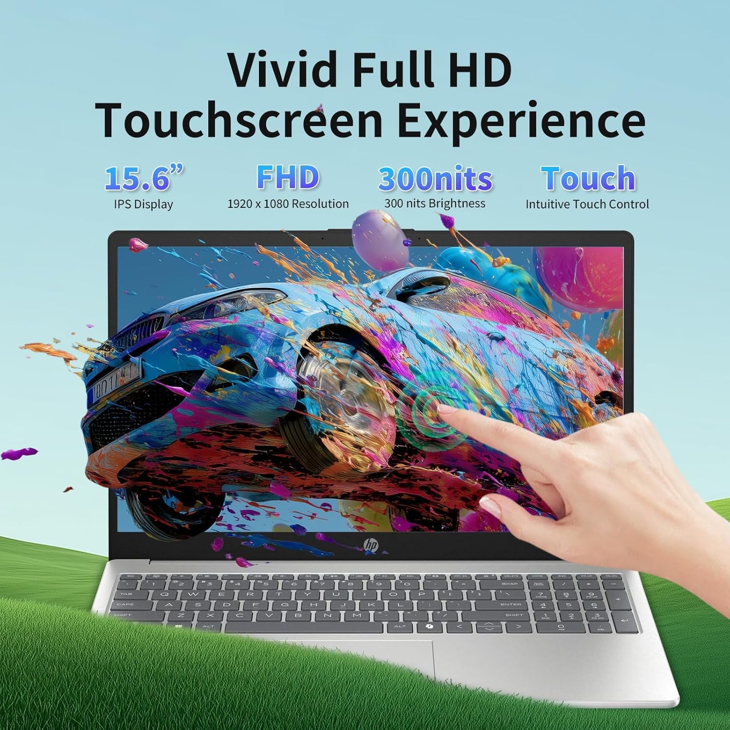 HP 15.6″FHD Touch Laptop Intel Core i7-1355U UpTo 64GB RAM 4TB SSD Win 11 Home