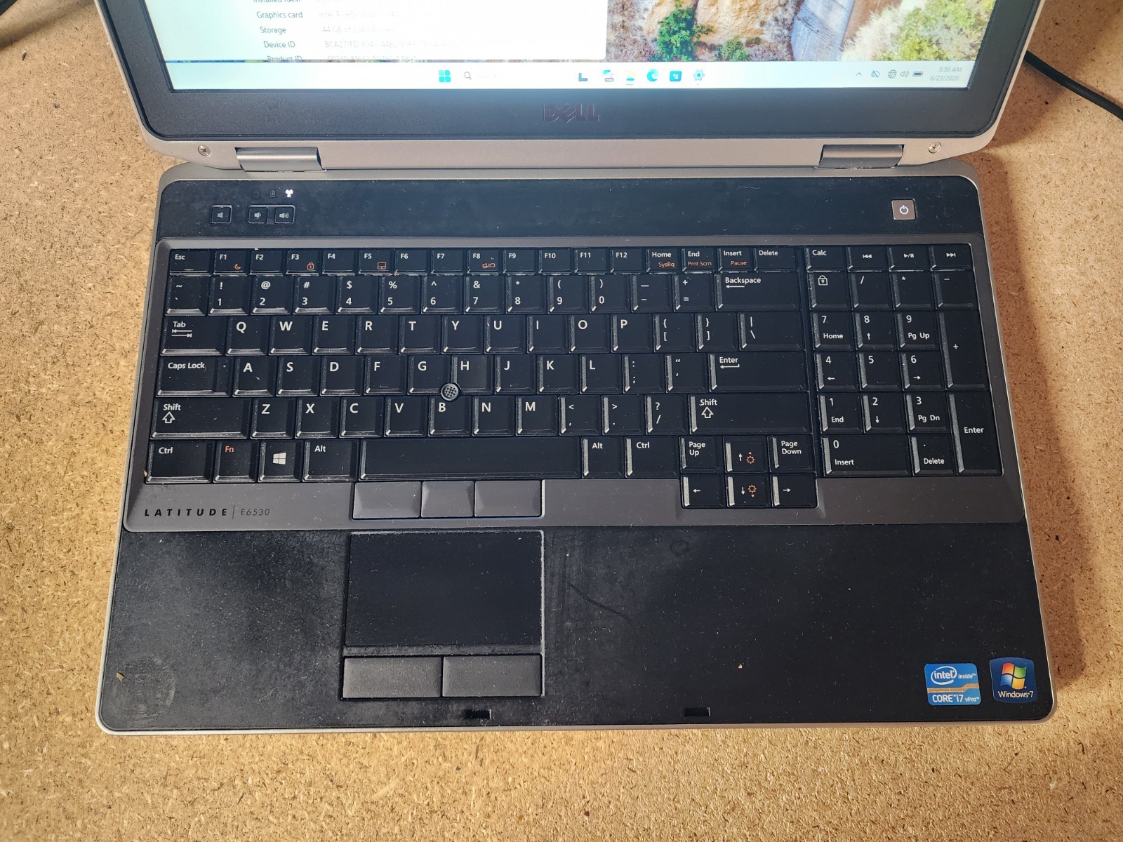 Dell Latitude E6530 Laptop i7-3540M 3.0GHz 8GB RAM 256GB SSD Win 11 Pro