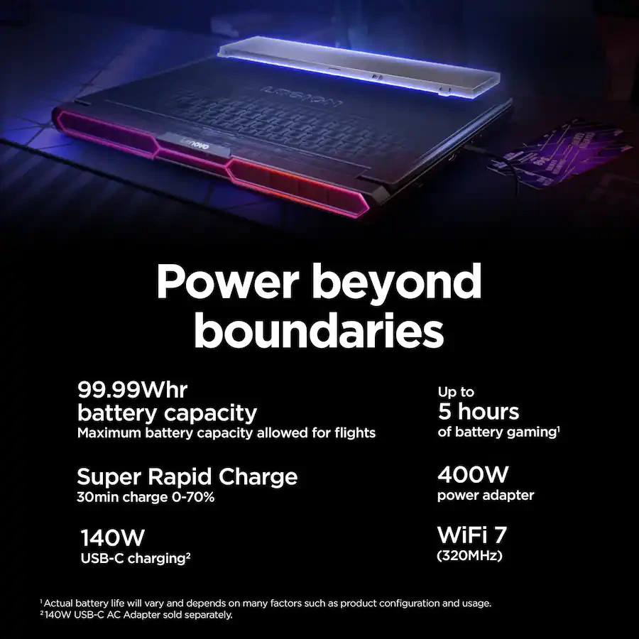 💻 Lenovo Legion Pro 7i Gen 10 OLED RTX5080 32GB 1TB Gaming Laptop 2YR Warranty