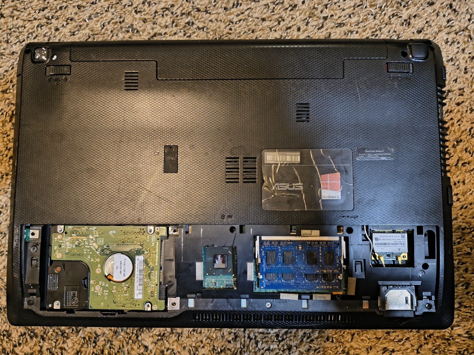 ASUS K55A-HI5014L Laptop Intel Core i5-3230M 2.6GHz 4GB 150GB Windows 10