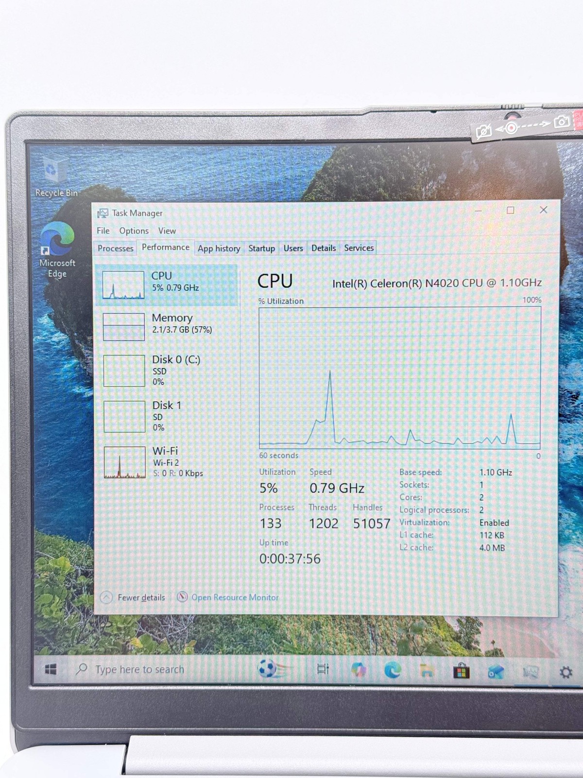 Lenovo IdeaPad 1 14IGL7 14″ 4GB RAM 1TB SSD Silver