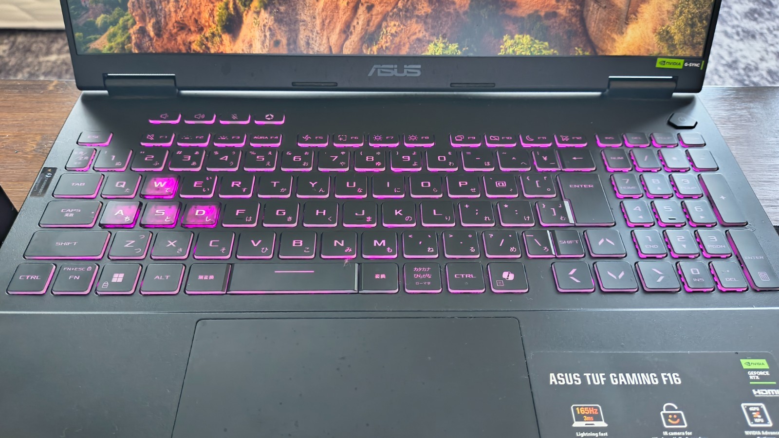 ASUS-TUF Gaming F16 16″ FHD+ 165Hz Gaming Laptop – Intel i7-14650HX Japan Model