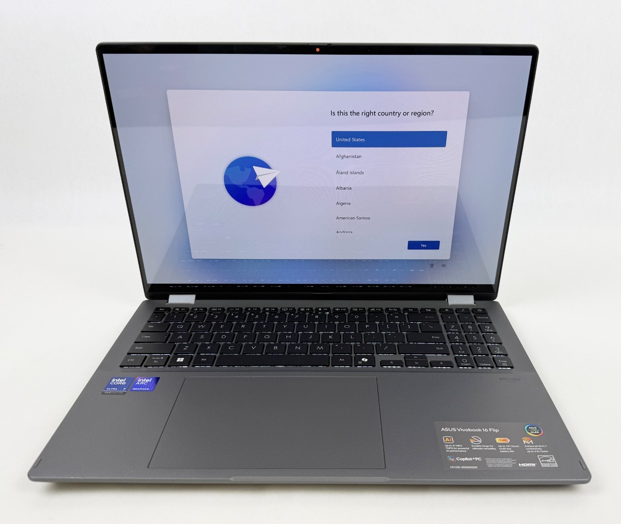 Asus VivoBook TP3607SA-PS77T 16″ 3K OLED Touch Ultra 7 258V 32GB 1TB W11H 2in1