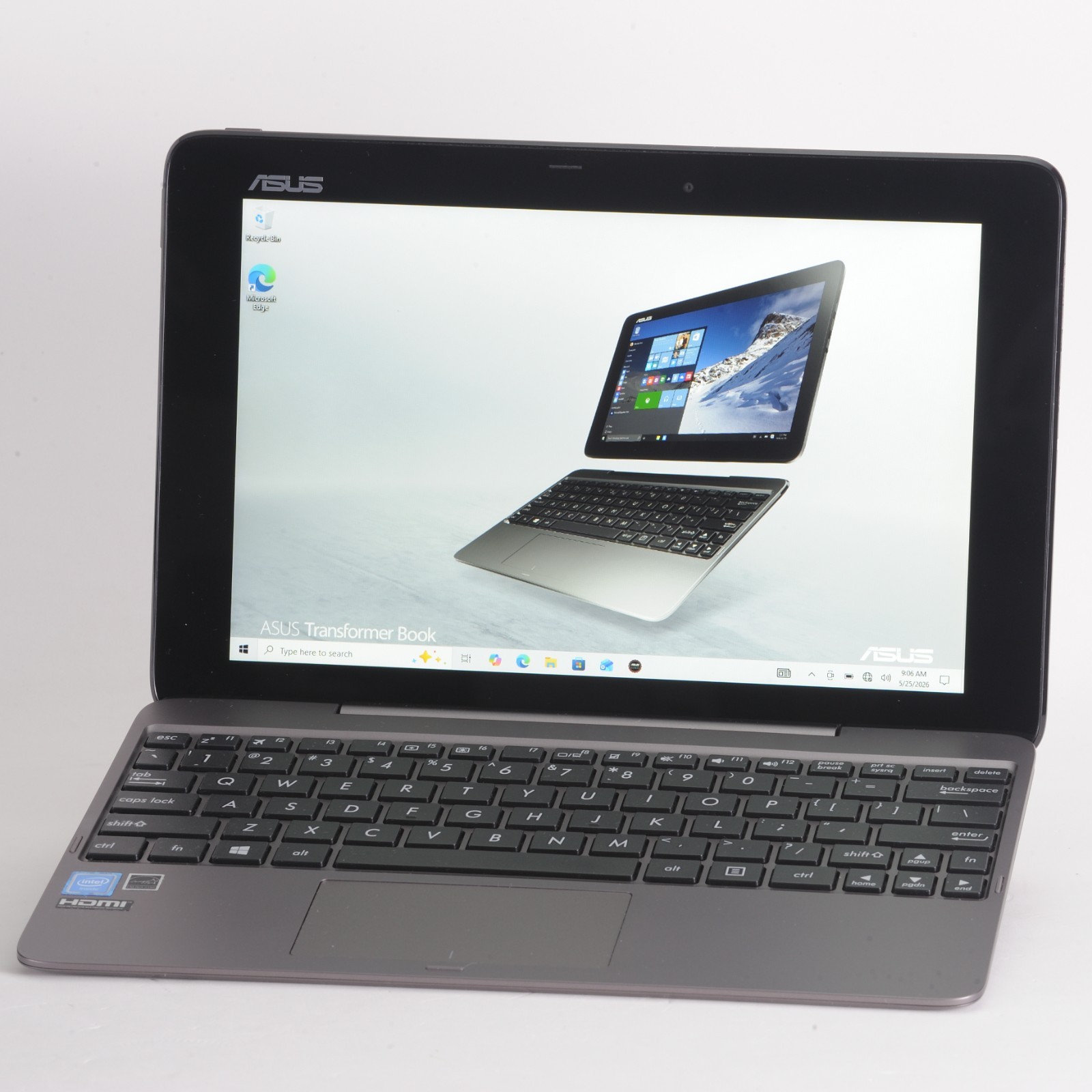 Asus T100HA-C4-GR Transformer Laptop – Win10, 4GB RAM, 64GB eMMC (Tablet)