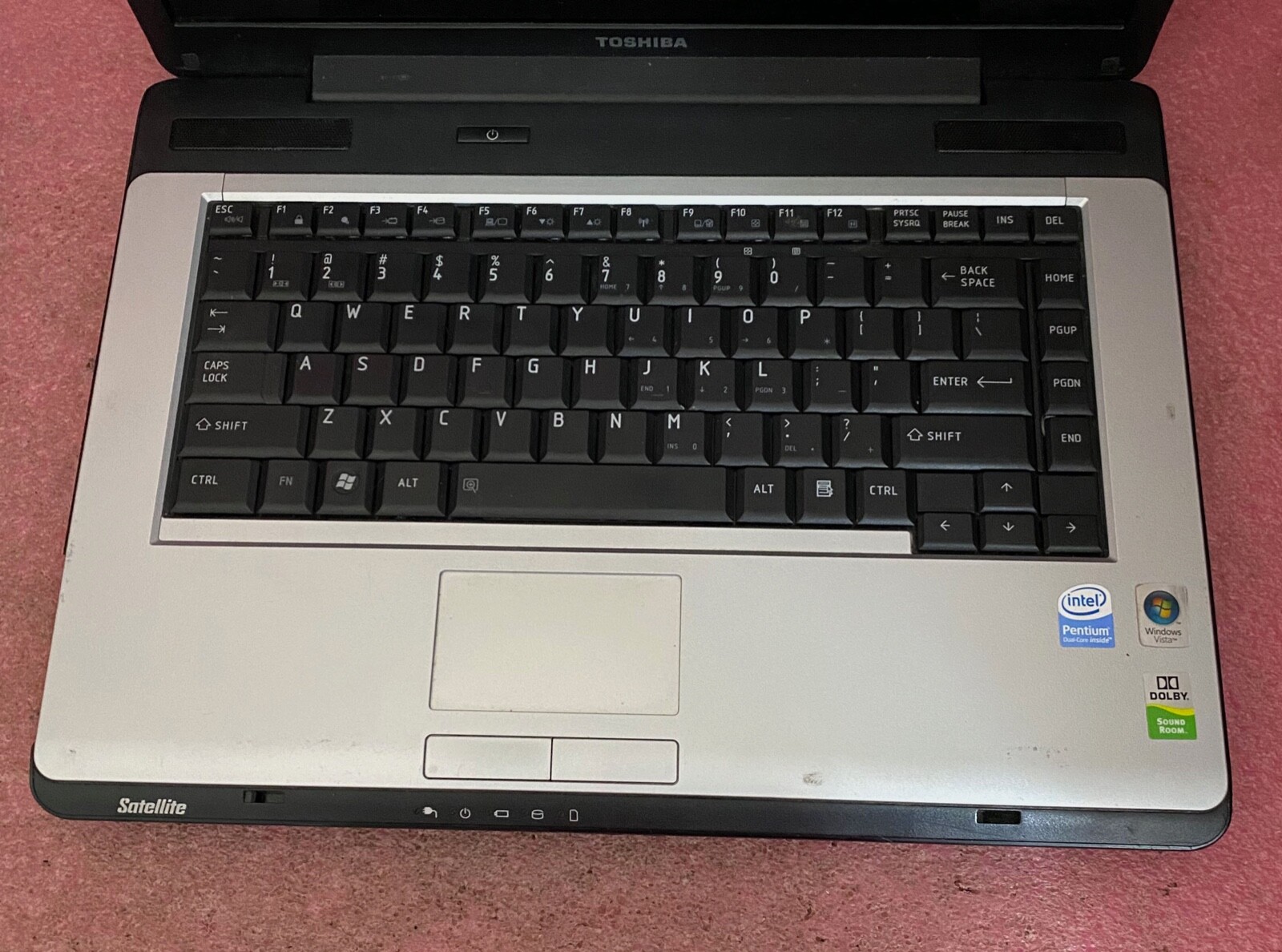 Toshiba Satellite A205 Laptop_Intel Pentium T2370 @ 1.73 GHz_2GB RAM_120GB HDD.