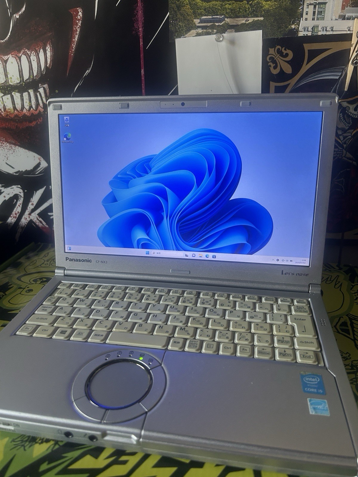 Panasonic Let’s Note CF-NX3 12.1″ i5-4200U 4GB 297GB SSD Win11 Pro Silver