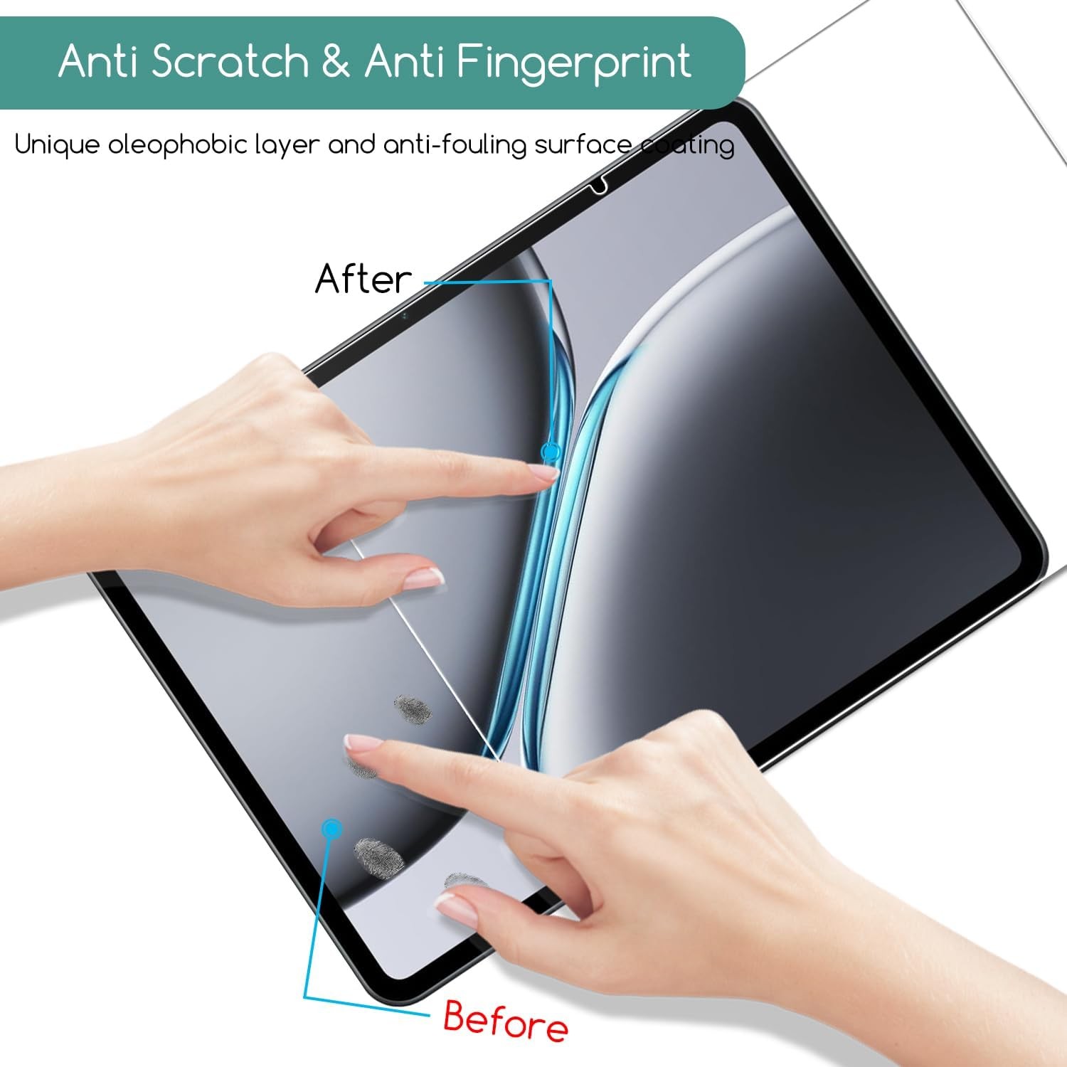 OnePlus Pad 3 13.2“ & OnePlus Pad 2 Pro 13.2-Inch Tempered Glass Screen Protecto