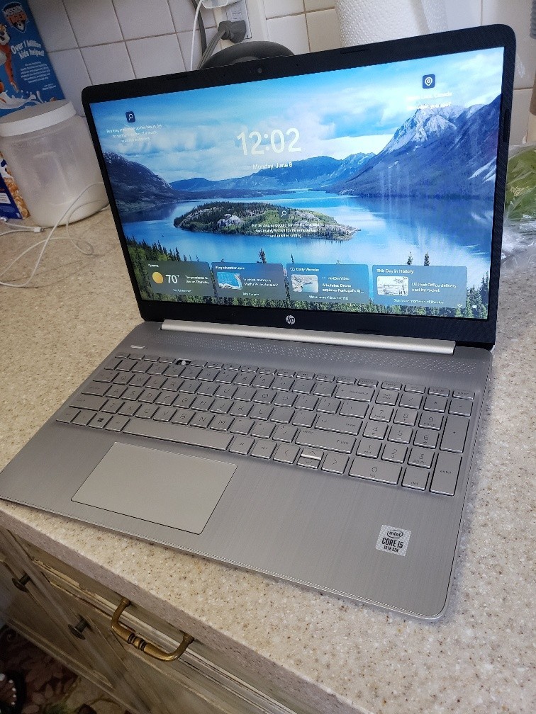 HP 15-DY1043DX INTEL CORE i5-1035G1 256GB SSD 8GB RAM WIN 11 TOUCH (missing key)
