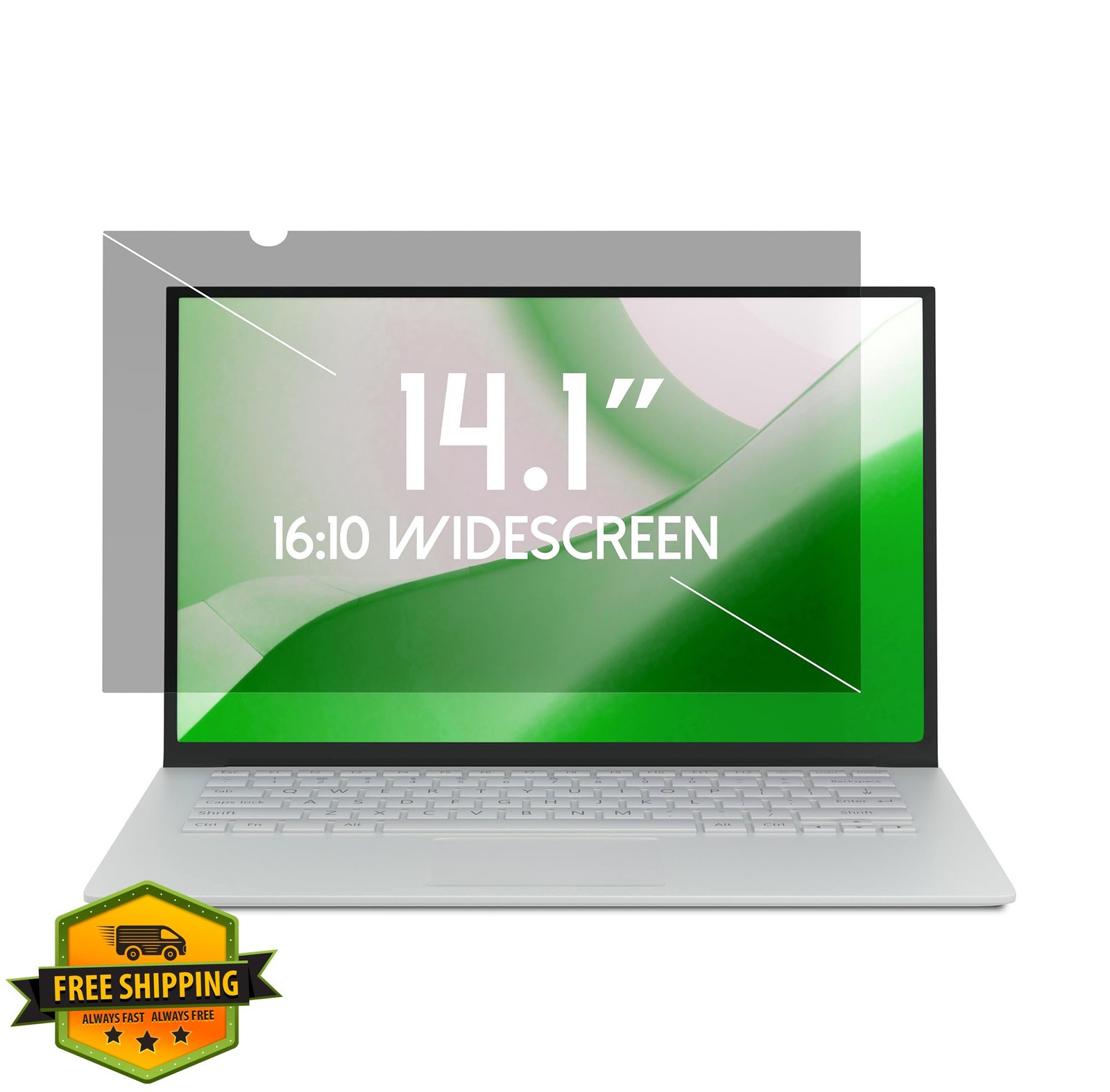 ANBAC 14.1 Inch Laptop Privacy Screen Shield for 16:10 Wide Display – Anti Gl…