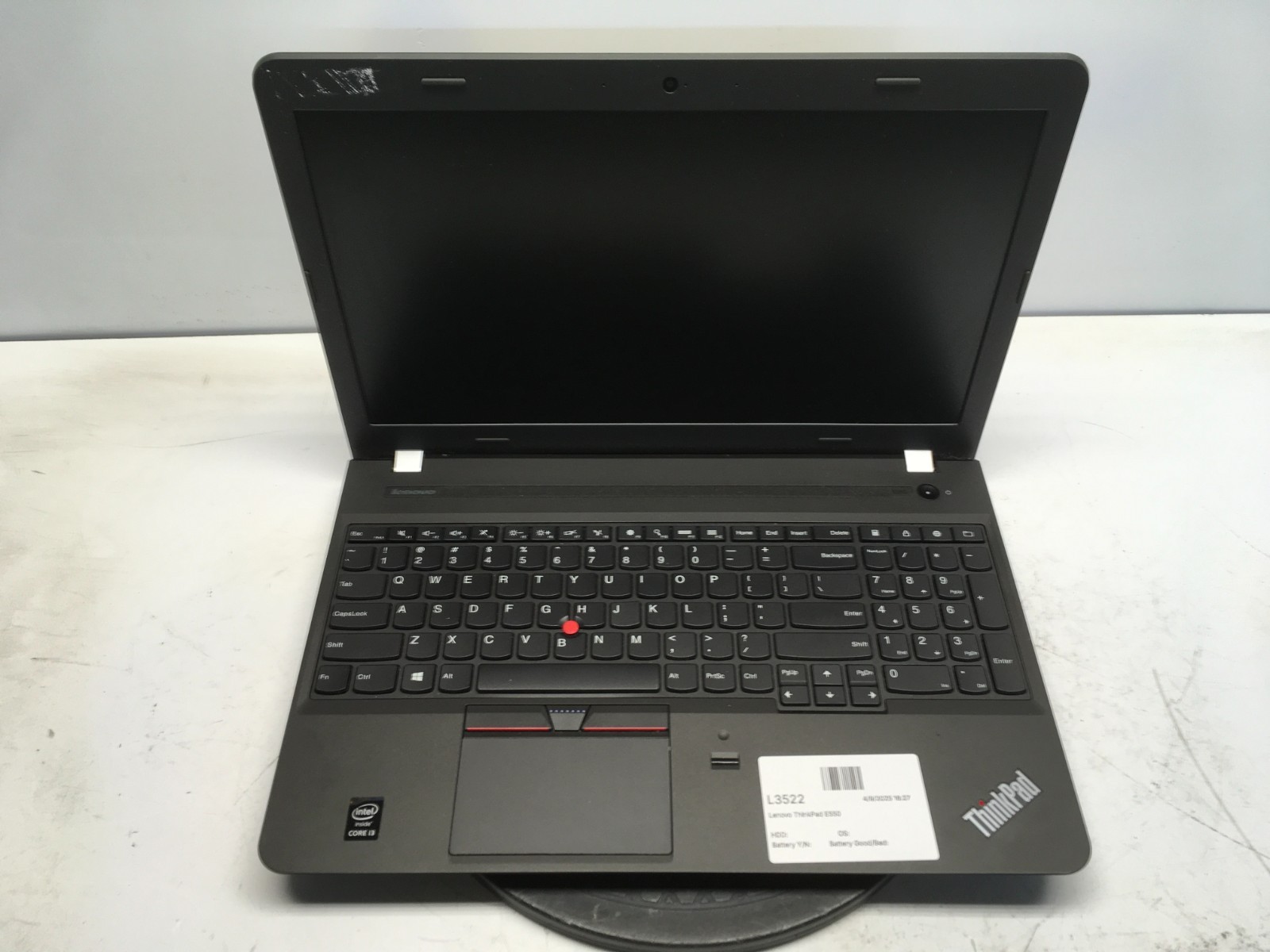 Lenovo ThinkPad E550 Intel Core i3 4th Gen NO HDD No Batt