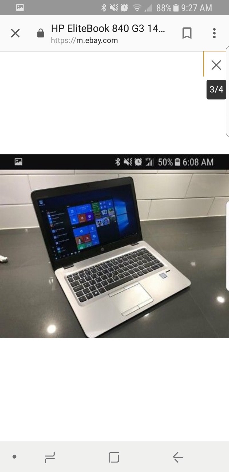 HP EliteBook 840 G3 14in. (1TB HDD, Intel Core i7 6th Gen., 3.4GHz, 16GB)…