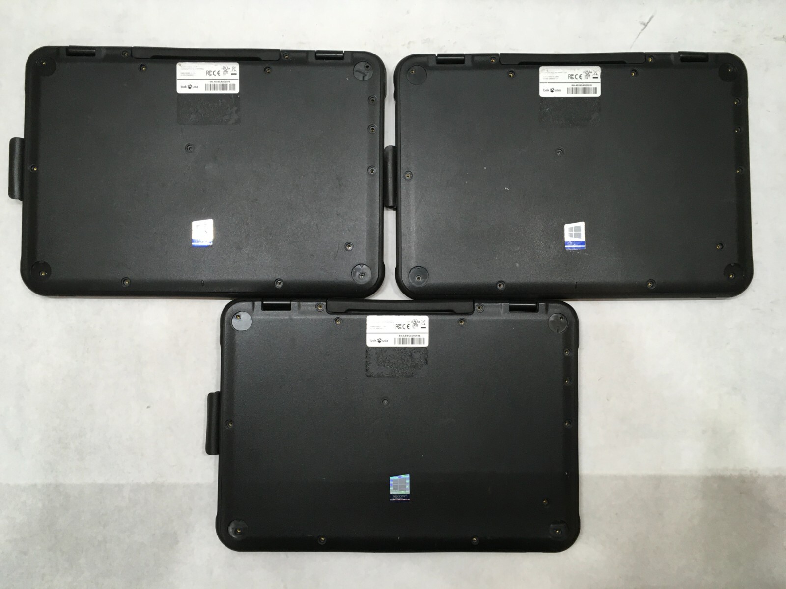 Lot of 10 Bak USA ED20GM Celeron Power Issues Broken Screens For Parts- FT