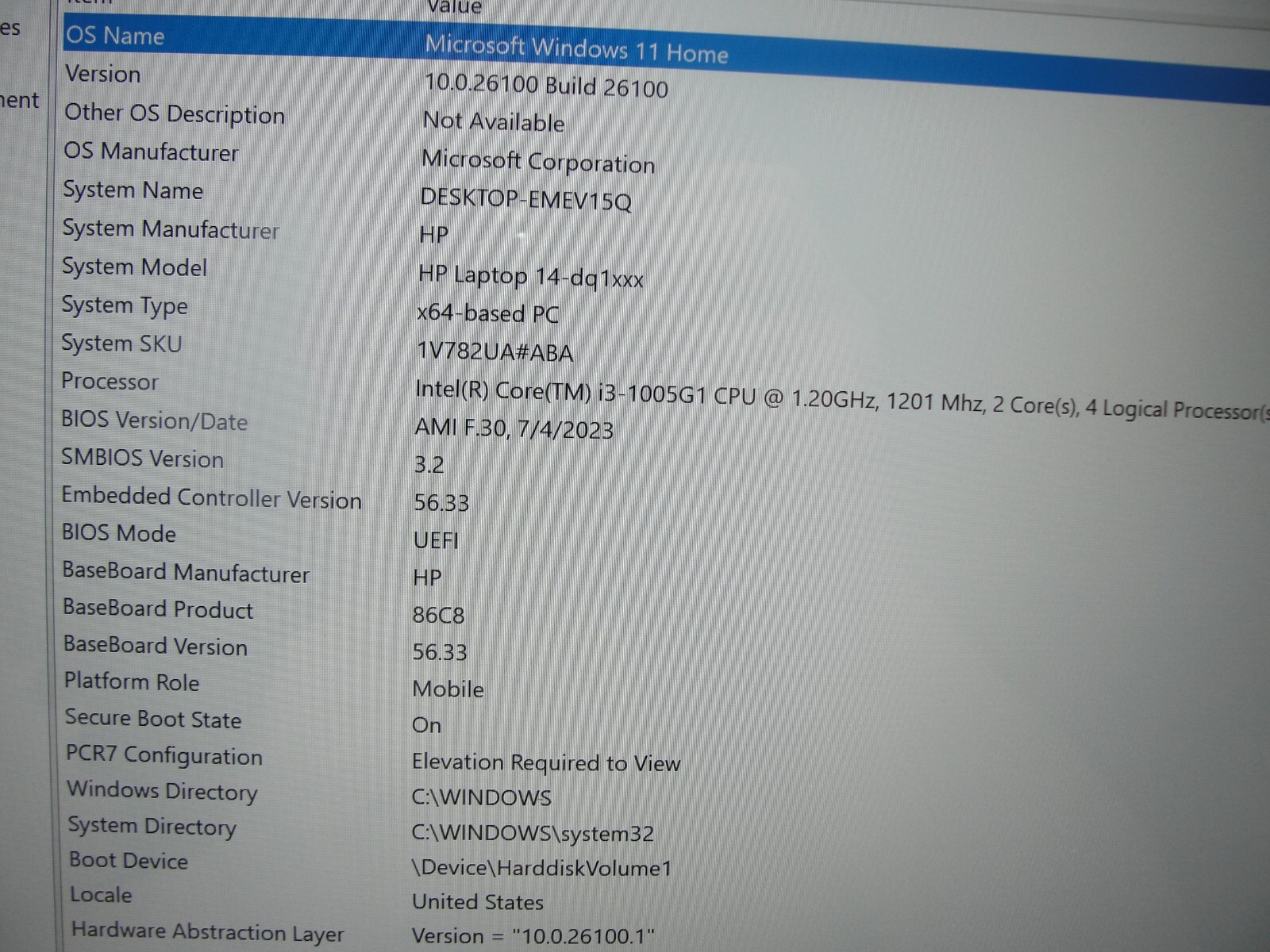 HP 14-DQ1043CL 14” FHD Intel Core i3-1005G1 1.2GHz 8GB 256GB SSD +Charger