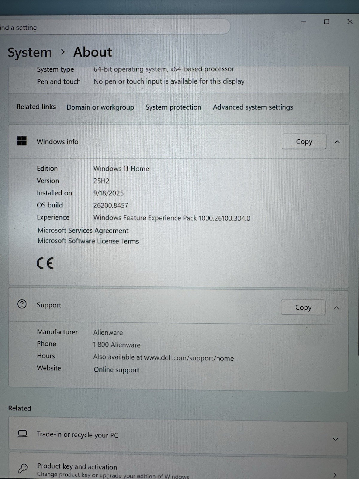 Alienware 16X Aurora Gaming Laptop Intel Core Ultra 9 275HX 32GB 2TB SSD RTX5070