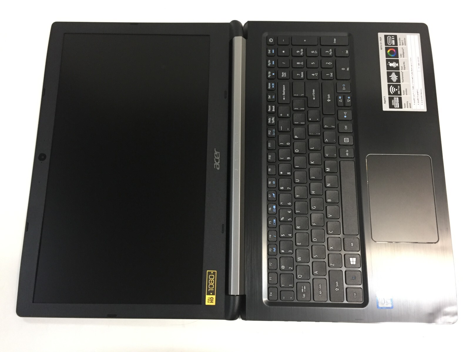 *Bad Battery*Acer Aspire 5 A515-51-75UY 15.6 Laptop/i7-7500U/8GB RAM/1TB HDD/W10