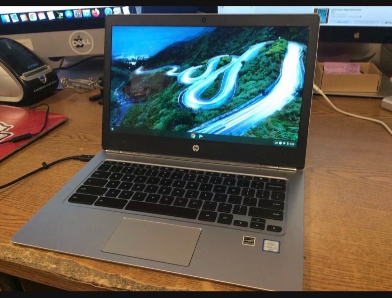 HP Chromebook 13 G1 13.3in. (32GB, Intel 2.8GHz, 8GB) Silver/ Working