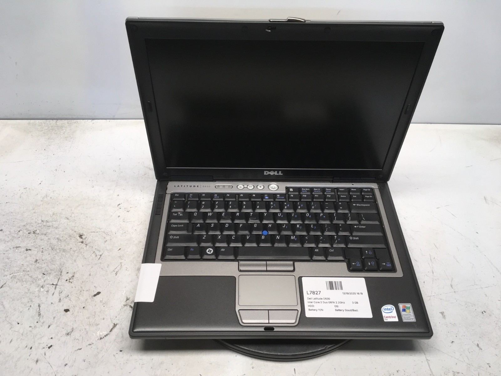 Dell Latitude D630 Intel Core 2 Duo 06FA 2.2GHz 3 GB 500 GB WIN XP BIOS LOCKED