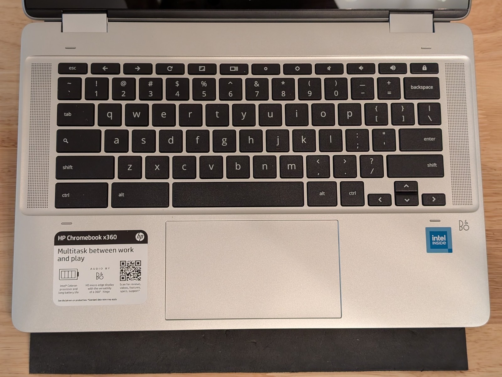 HP Chromebook x360 14b 14″ Touch Intel Celeron N4500 4GB RAM 64GB eMMC ChromeOS
