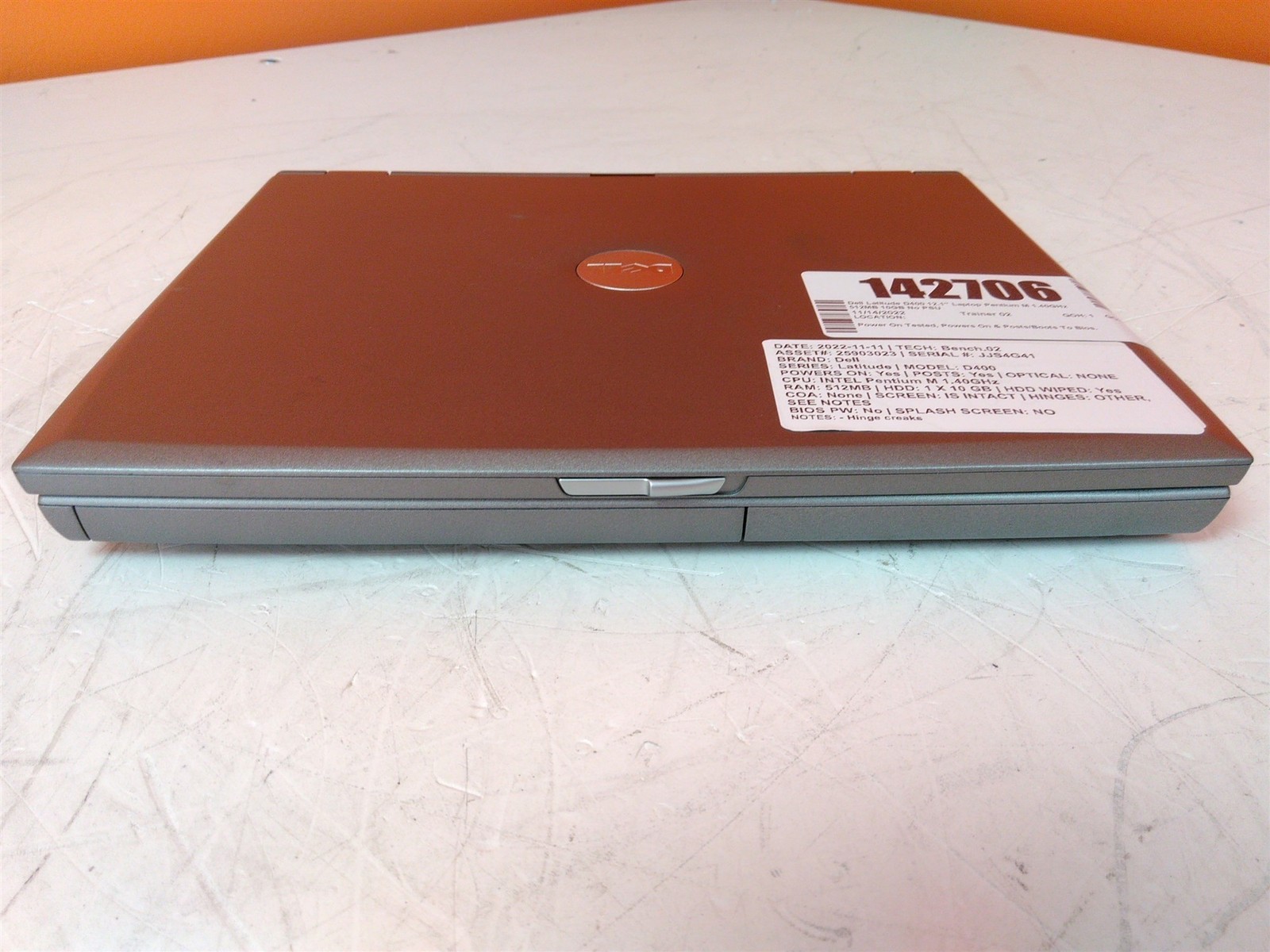 Dell Latitude D400 12.1″ Laptop Pentium M 1.40GHz 512MB 10GB No PSU