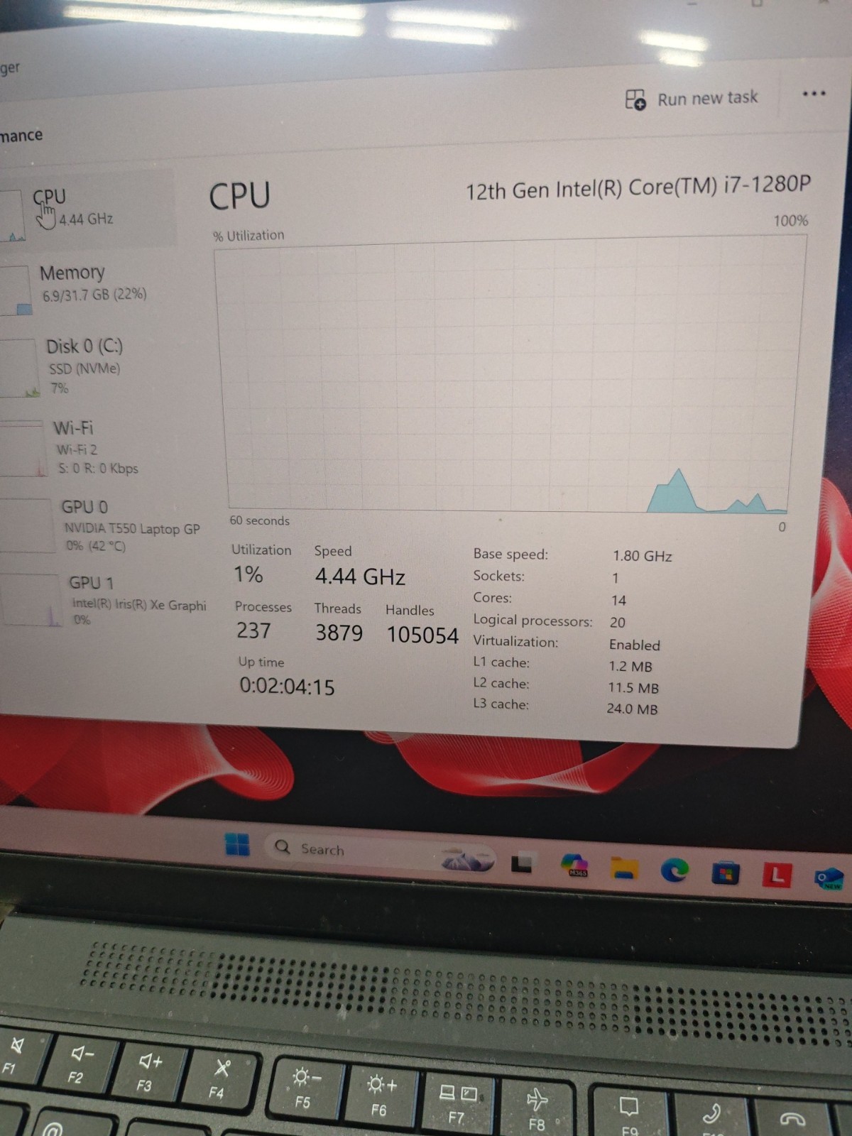 Lenovo ThinkPad P14s 4K UHD, i7-1280P 14 cores, 32GB 1TB, NVIDIA T550 W11Pro