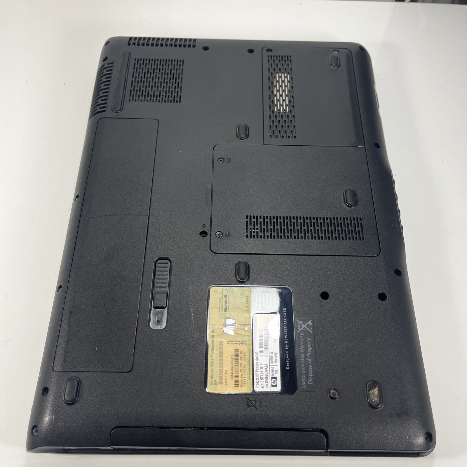 HP Pavilion Entertainment PC Laptop DV6000 For Parts or Repair