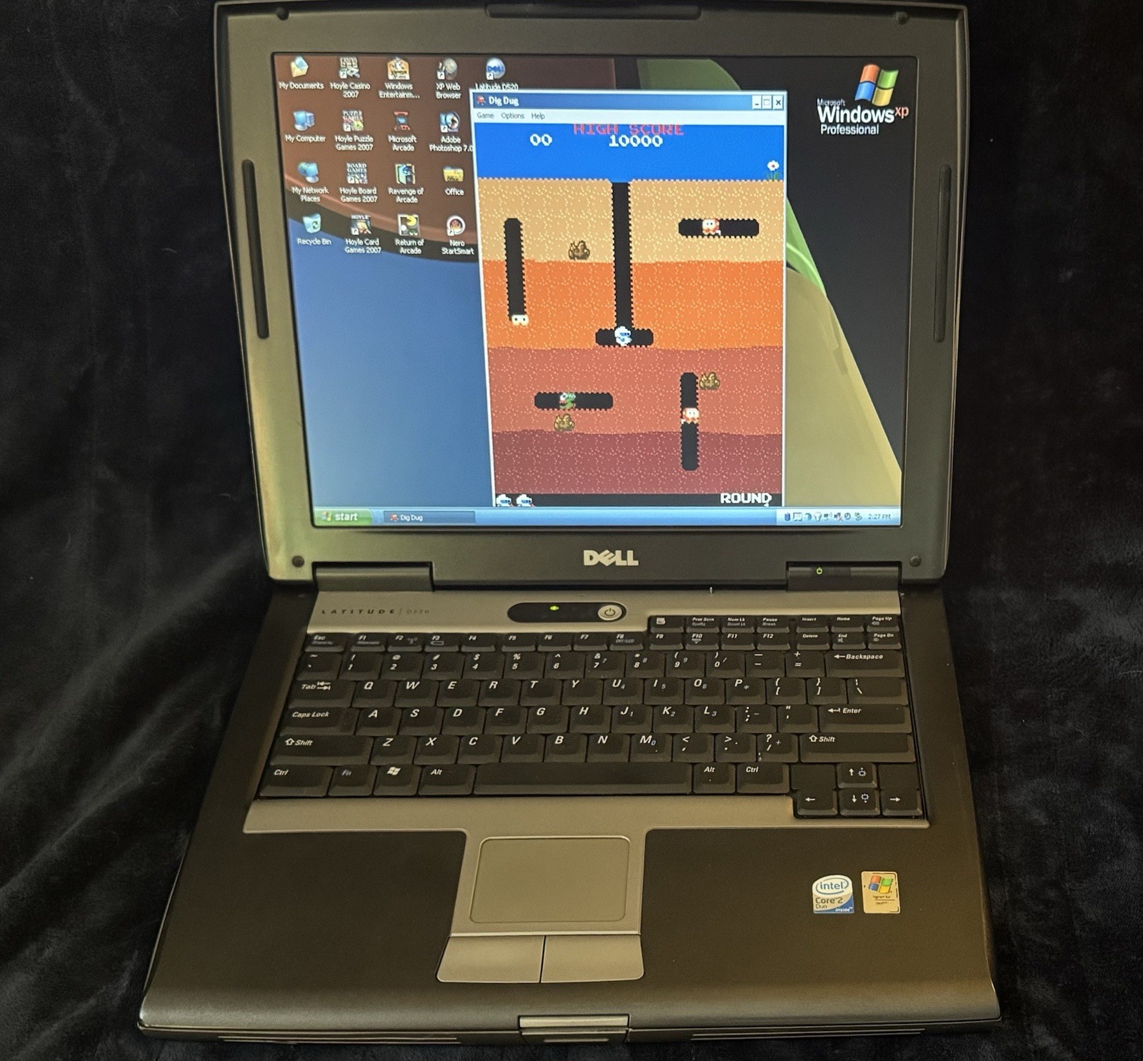 COMPLETE Dell Latitude D520 – 14″ LCD/1.66GHz/2GB RAM/60GB SSD/SERIAL D-SUB/XP