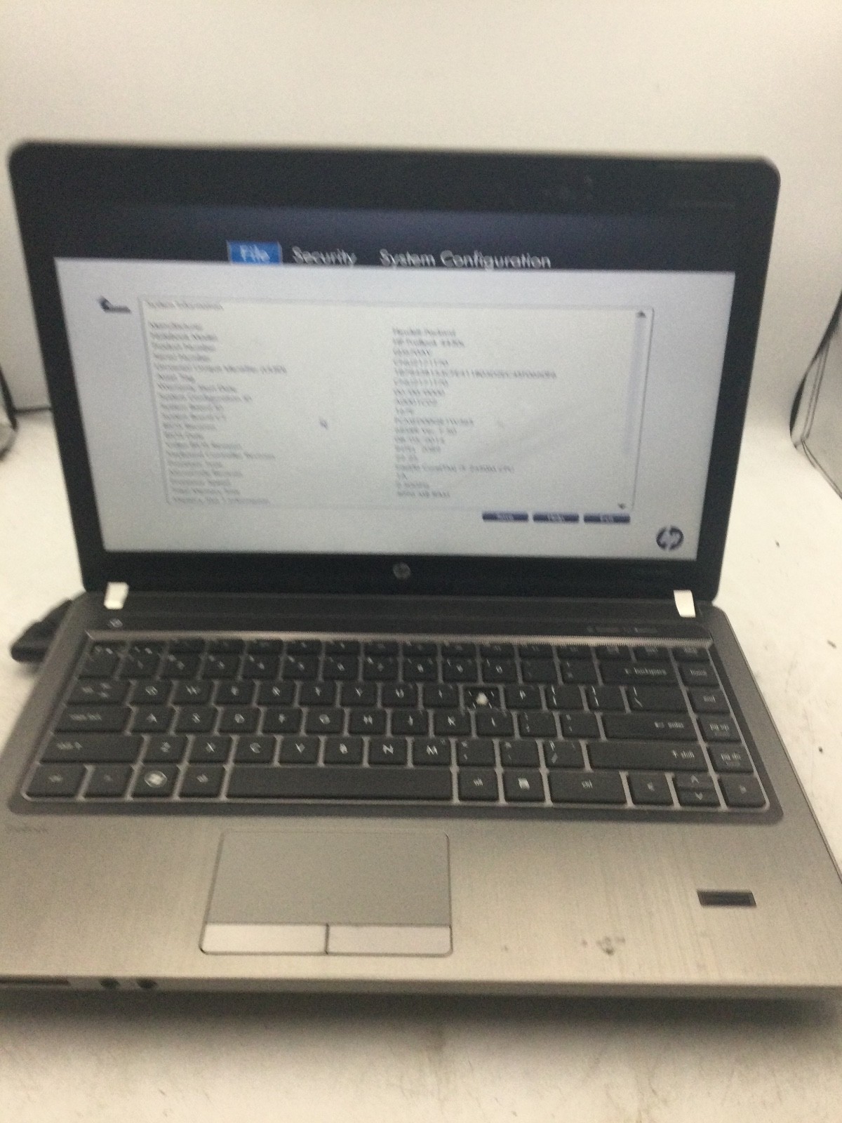 HP PROBOOK 4430s – BOOTS TO BIOS – INTEL I5 2450M – 4GB RAM -READ DESCRIPTION-BB