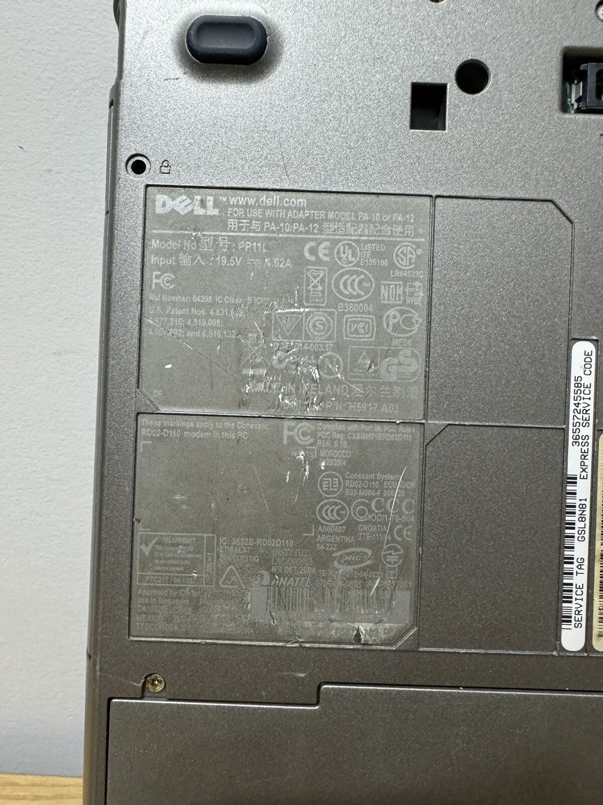 Dell Latitude D610 Laptop Intel Pentium