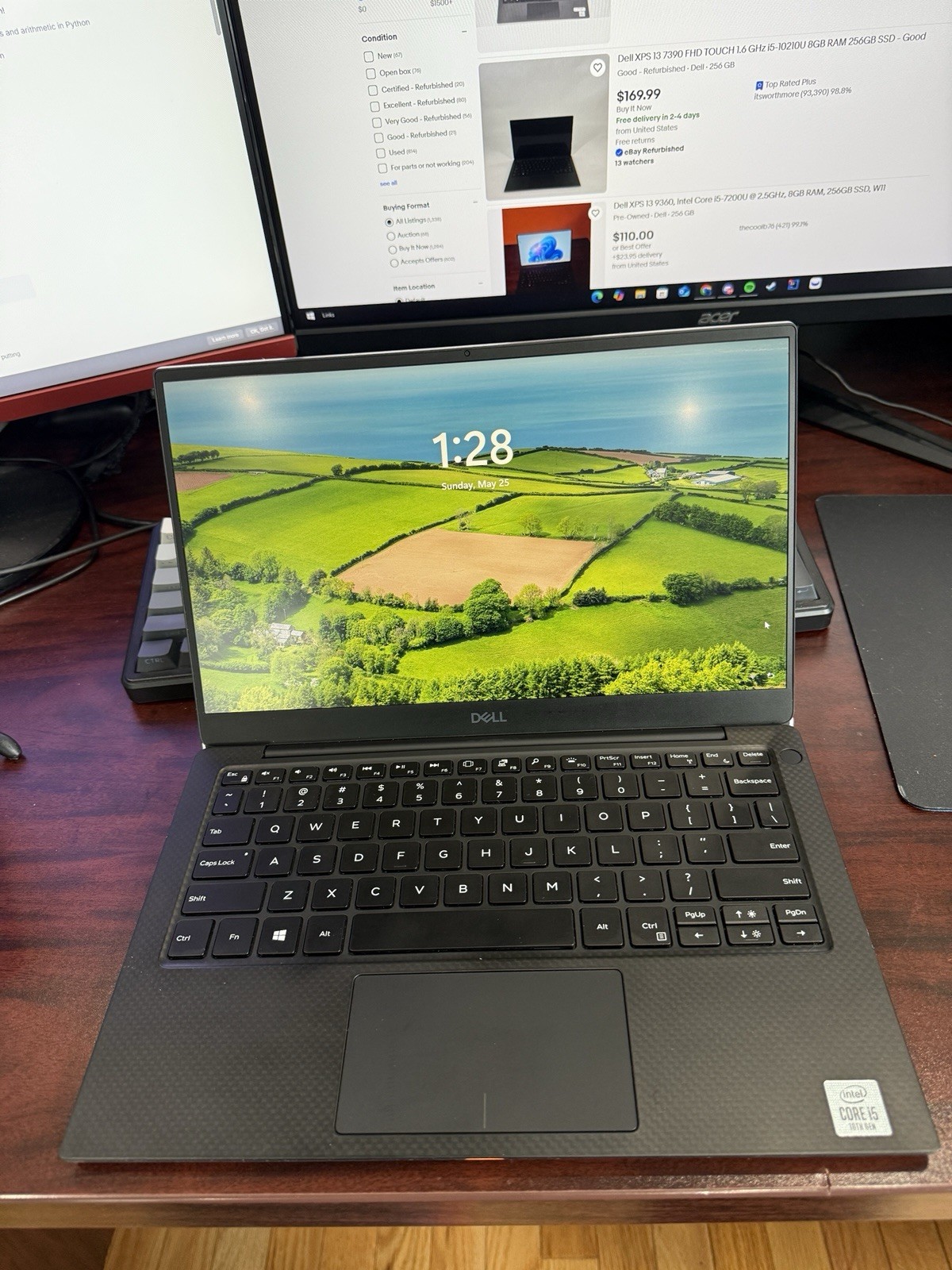 Dell XPS 13 7390 13.3″ (256GB SSD, Intel Core i5-10210U, 1.60GHz, 8GB RAM)