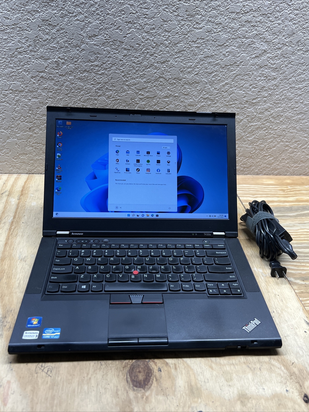 Lenovo Thinkpad T430s Laptop i5-3520M 2.90GHz 8GB Ram 256GB SSD Win11 Pro