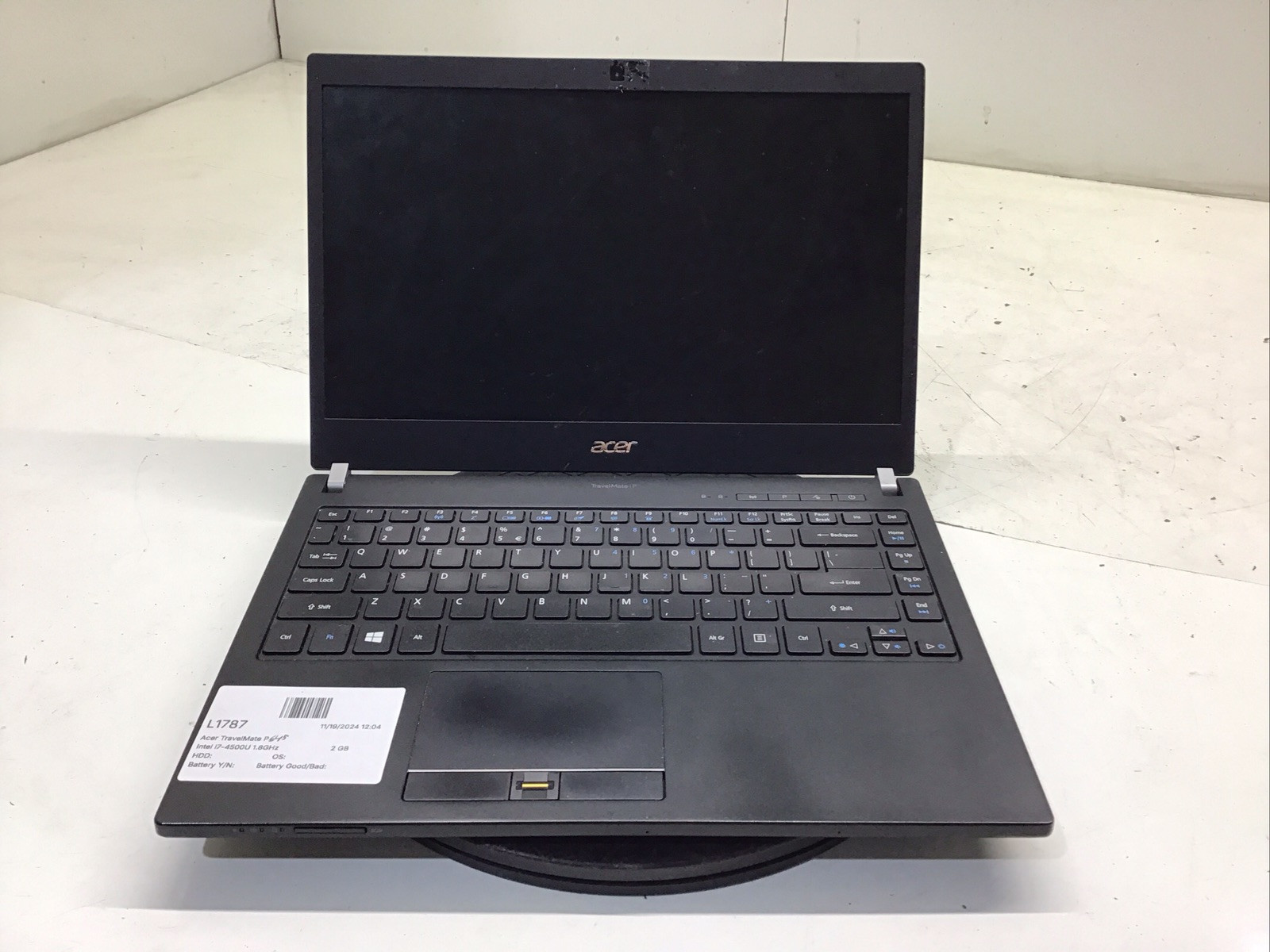 Acer TravelMate P645 V4da2 Intel i7-4500U 1.8GHz 2 GB NO HDD No Batt READ