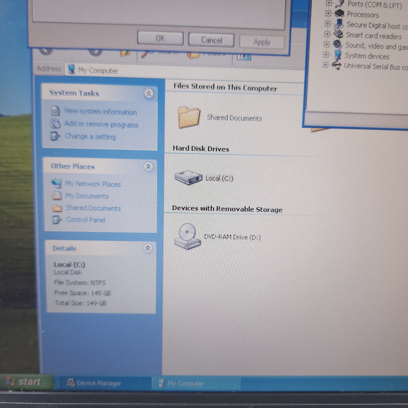 Retro Gaming Laptop HP Compaq 8510P Intel 2.4GHz 4gb RAM 150gb HD Windows XP Pro