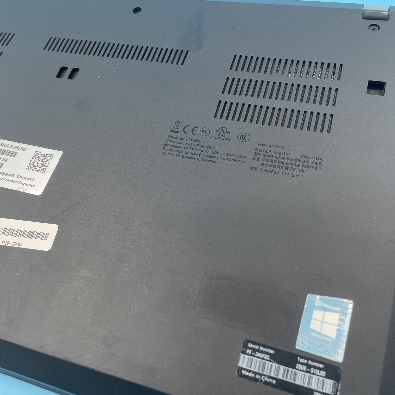 Lenovo ThinkPad T14 | Ryzen 5 Pro 4650U | 16GB RAM | 256GB SSD | W11 PRO | 72%