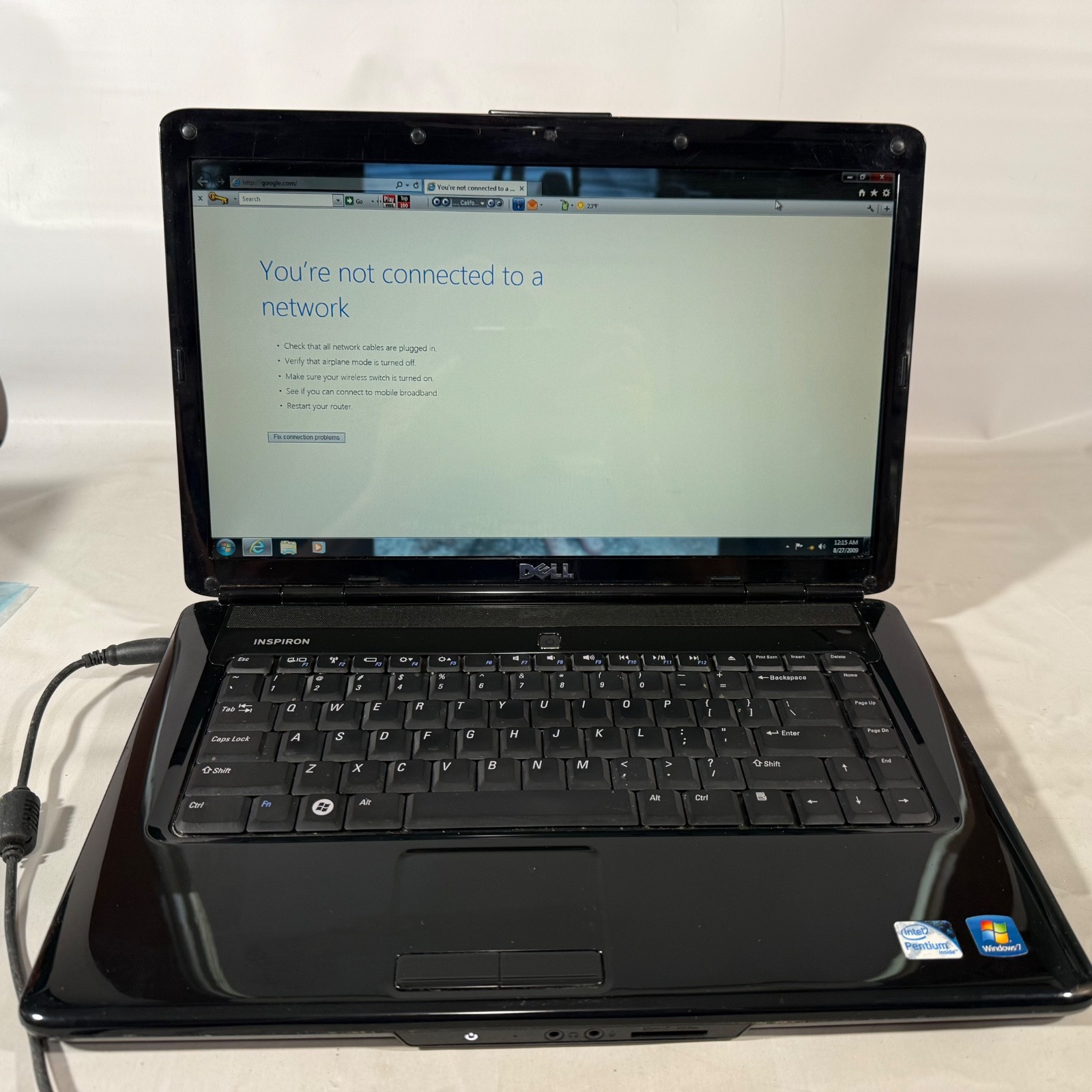 Dell Inspiron 1545 PP41L Laptop Cherry Red 15.6″ LED Backlight 4gb RAM 160gb HDD