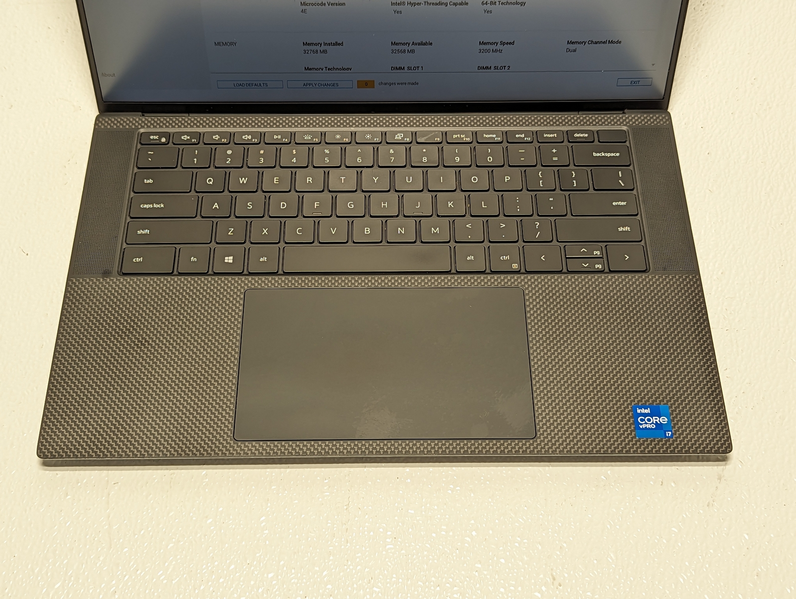 DELL PRECISION 5560 15.6″ i7 2.50GHz 32GB RAM 512GB Grade C Low Battery Health