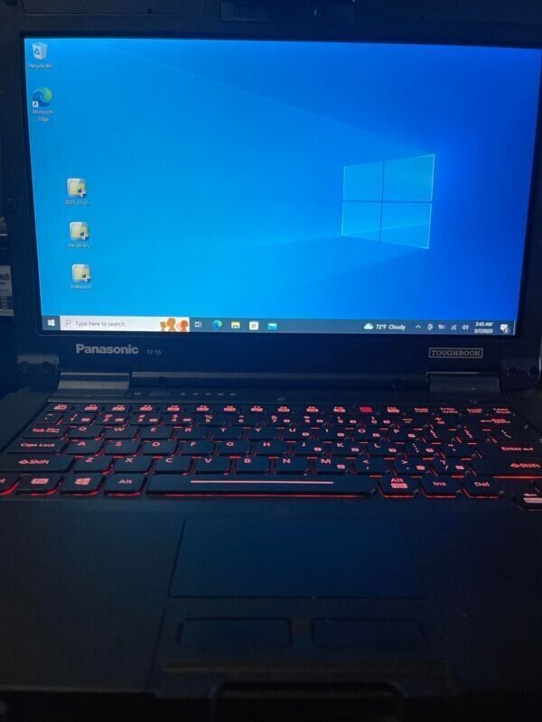 64G/PANASONIC TOUGHBOOK FZ-55 LAPTOP i5-8365U 512G TOUCH, low HOURS NEW BATTERY