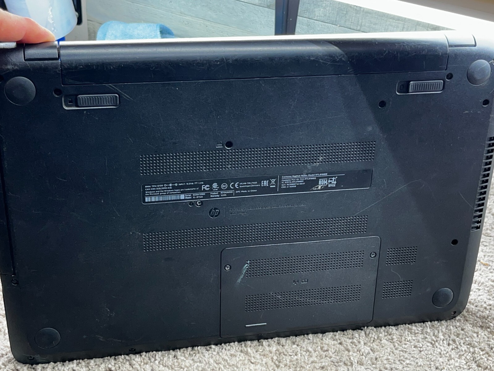 HP 15-F272WM Intel Pentium Laptop 4GB Ram 500GB Hard Drive USED 073744