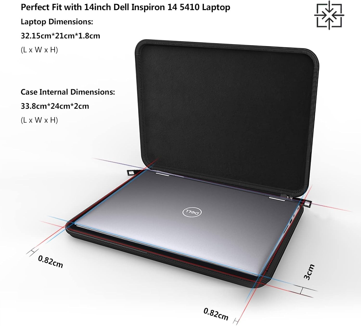 Hard Laptop Case for 14 inch Lenovo Yoga 9i 2-in-1 Aura Edition and DELL 14 Plus