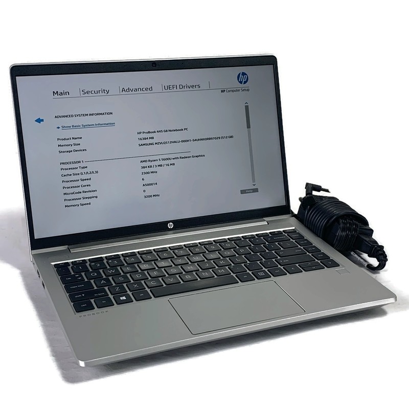 HP ProBook 445 G8 14″ Laptop Ryzen 5 5600U 2.3GHz 16GB 512GB NVMe SSD – Win11