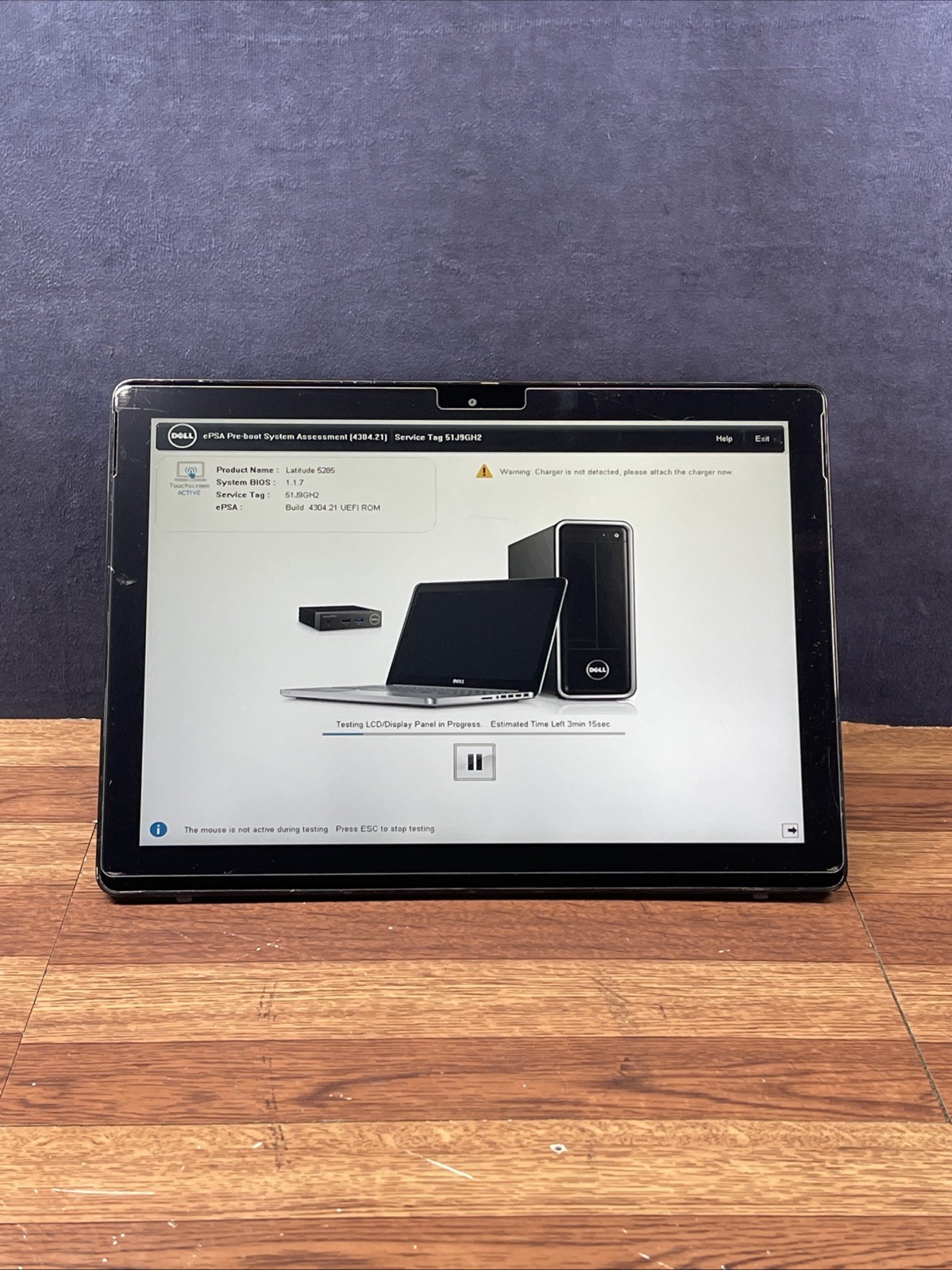 Dell Latitude 5285 Core i5-7300U 2.6 GHz 8GB RAM 256GB SSD NO OS