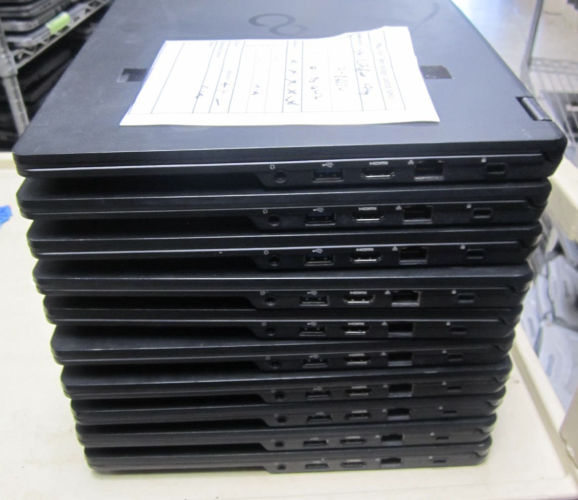 Lot of 10 Fujitsu Lifebook U749 i7 8665U 1.90GHz Laptop [NO RAM/HDD/OS/AC]