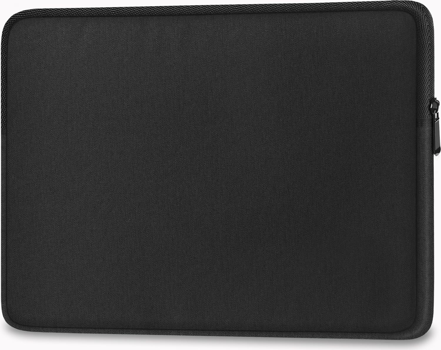 15.6 Inch Black Laptop Sleeve, Shockproof Travel Case, Portable Computer Bag