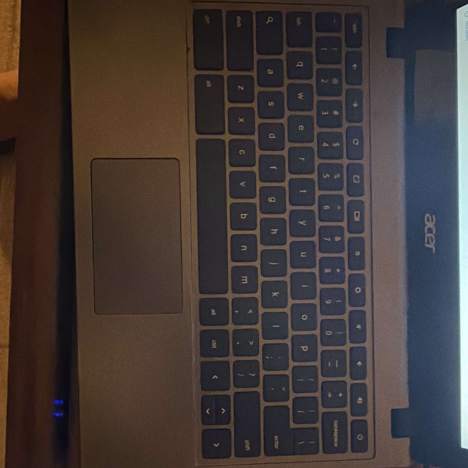 Acer Chromebook C720 11.6in Gray Notebook Laptop Intel Celeron w/ Sticker