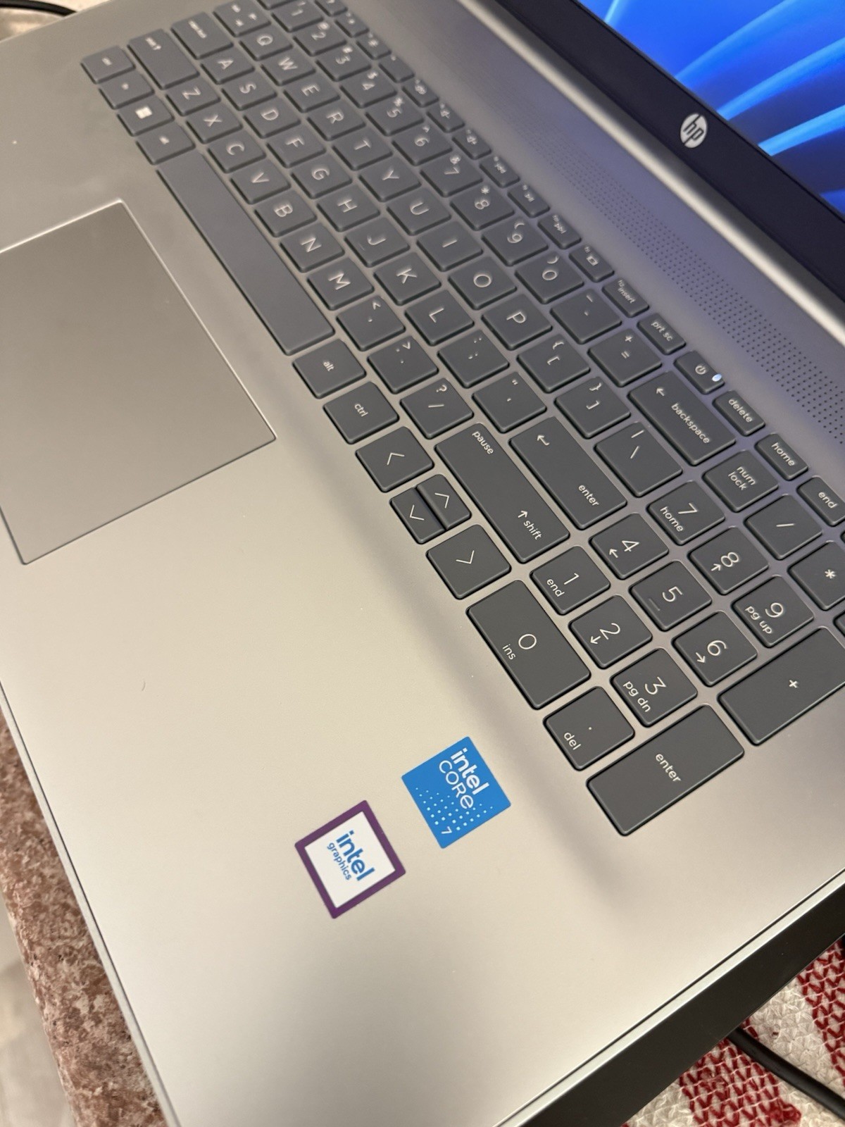 HP Essential 17-cn4047nr 17.3” FHD Laptop Intel Core 7 150U 16GB 512GB SSD