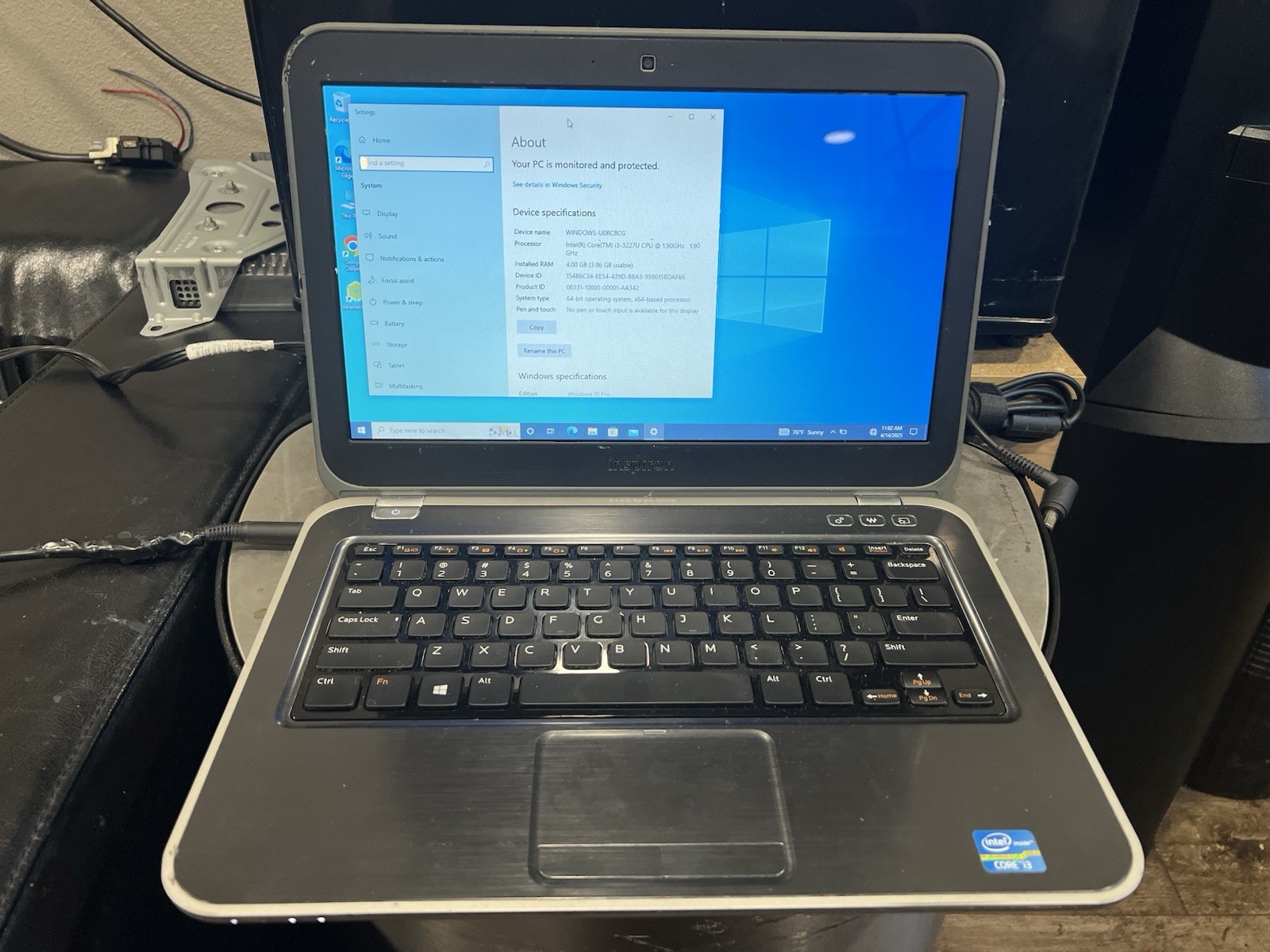 Dell Inspiron 5323 i3-3227U 4GB RAM UNTESTED