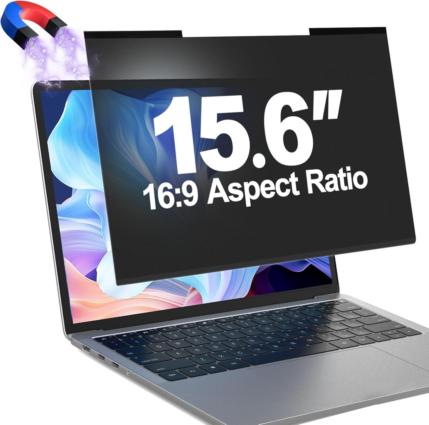 15.6 Inch Magnetic Privacy Screen Filter for 16:9 Laptops and Monitors