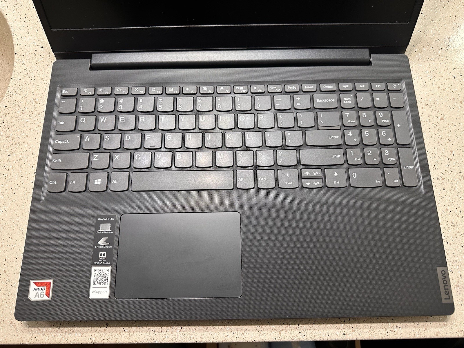 Lenovo IdeaPad S145-15AST S/N PF1V4B6H MTM81N3009BUS MFG Date 01/15/2020 15”